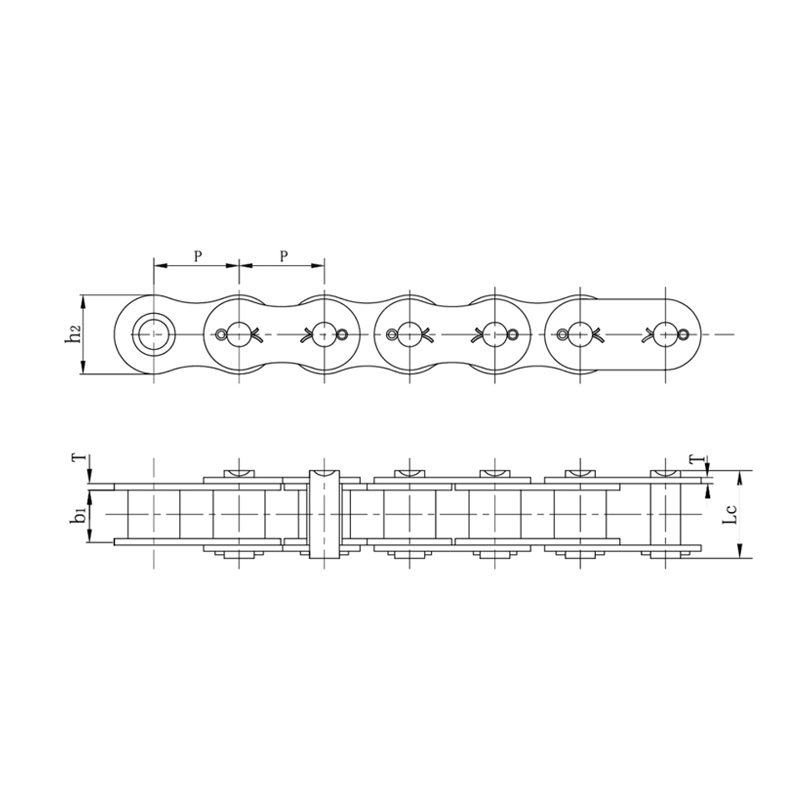 Gravis officium series cottered genus cylindro catenis